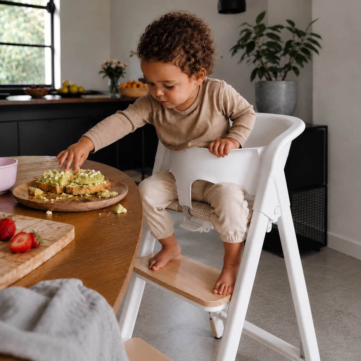 Alto Highchair + Tower attachment