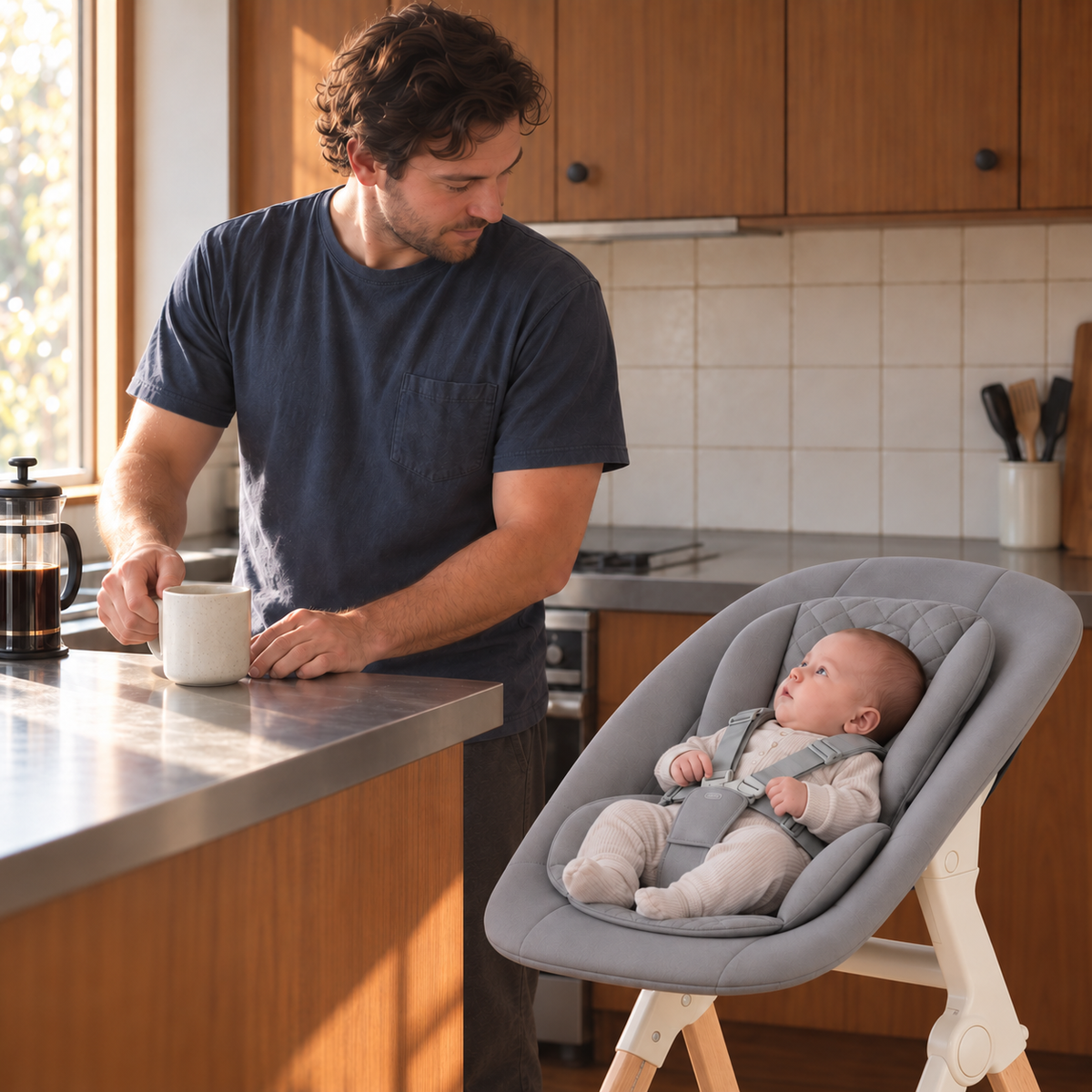 Luna Newborn Seat & Floor stand